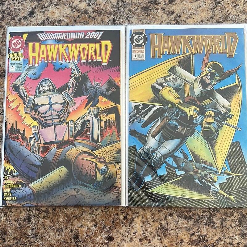 2 Hawkworld Comics