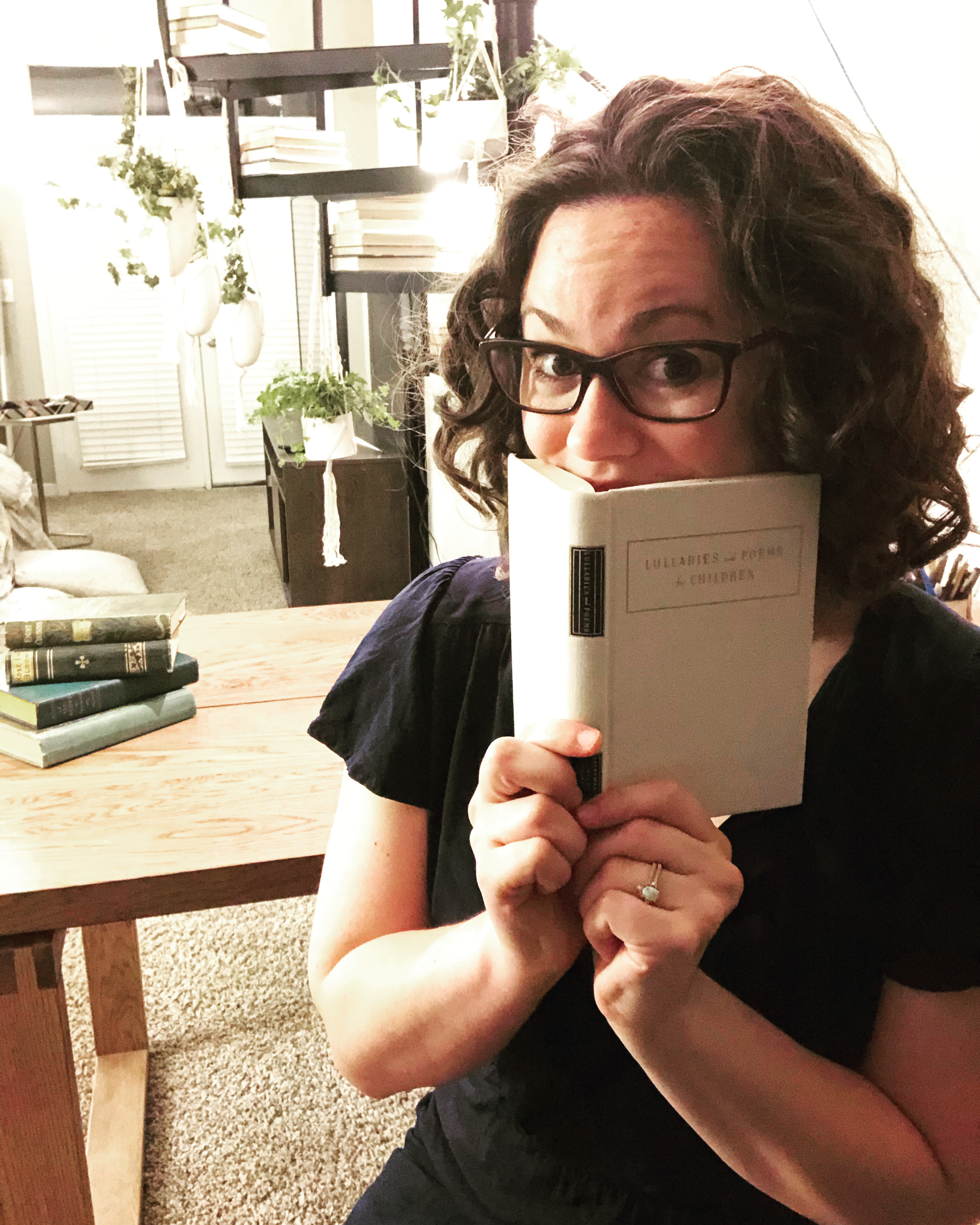 happy stack of books