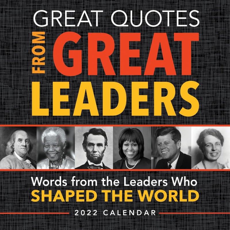 2022 Great Quotes from Great Leaders Boxed Calendar