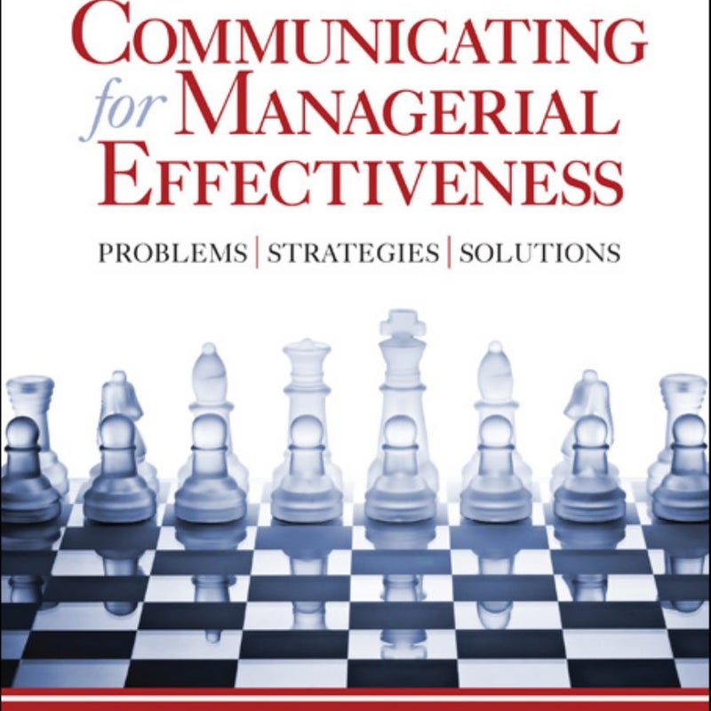 Communicating for Managerial Effectiveness