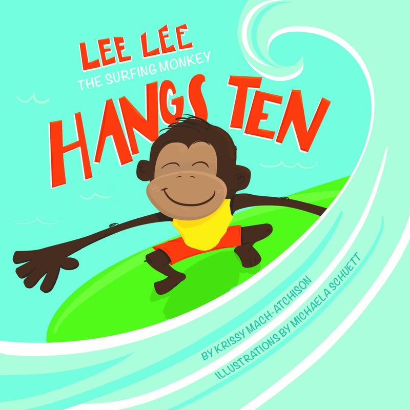 Lee Lee the Surfing Monkey Hangs Ten