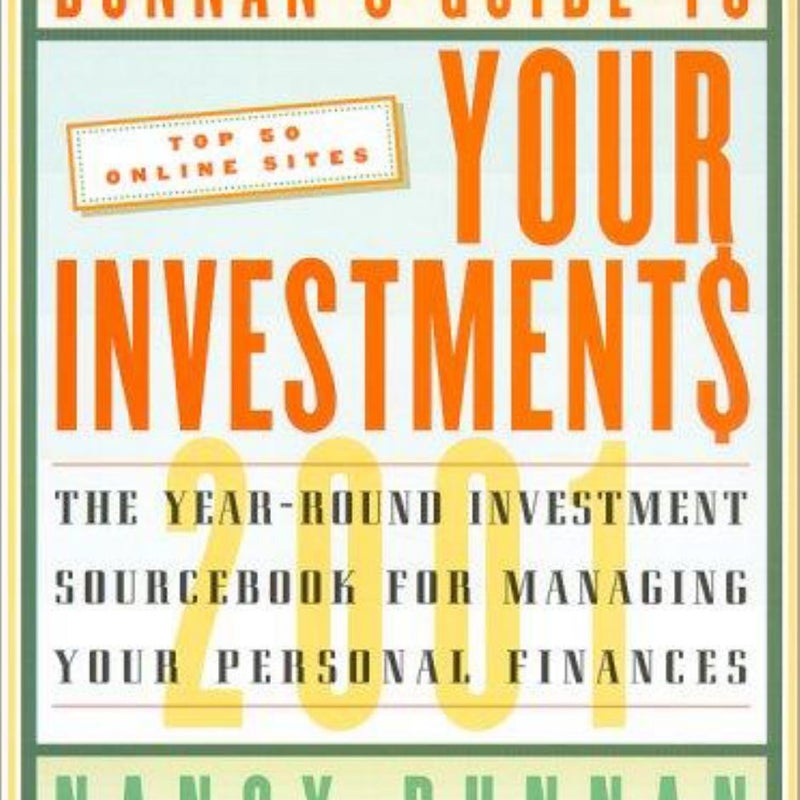 The Year-Round Investment Sourcebook for Managing Your Personal Finances 2001