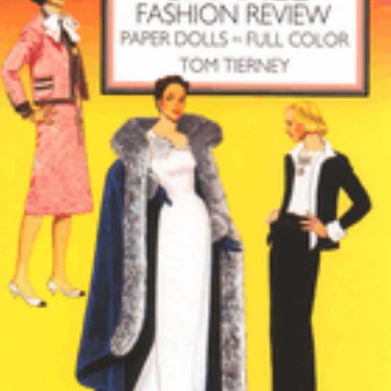 Chanel Fashion Review Paper Dolls in Full Color by Tom Tierney