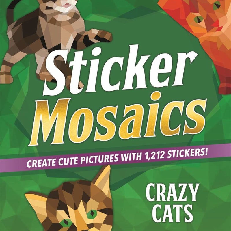 Sticker Mosaics: Crazy Cats