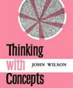 Thinking with Concepts