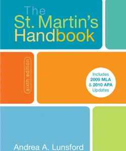 The St. Martin's Handbook with 2009-2010