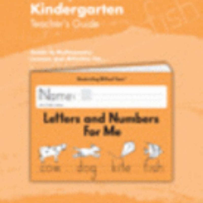 Kindergarten Teacher's Guide