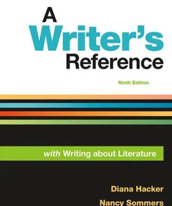 A Writer's Reference with Writing about Literature