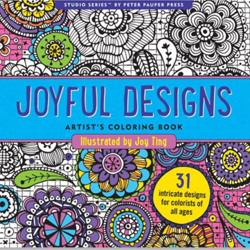 Joyful Designs Artist's Coloring Book