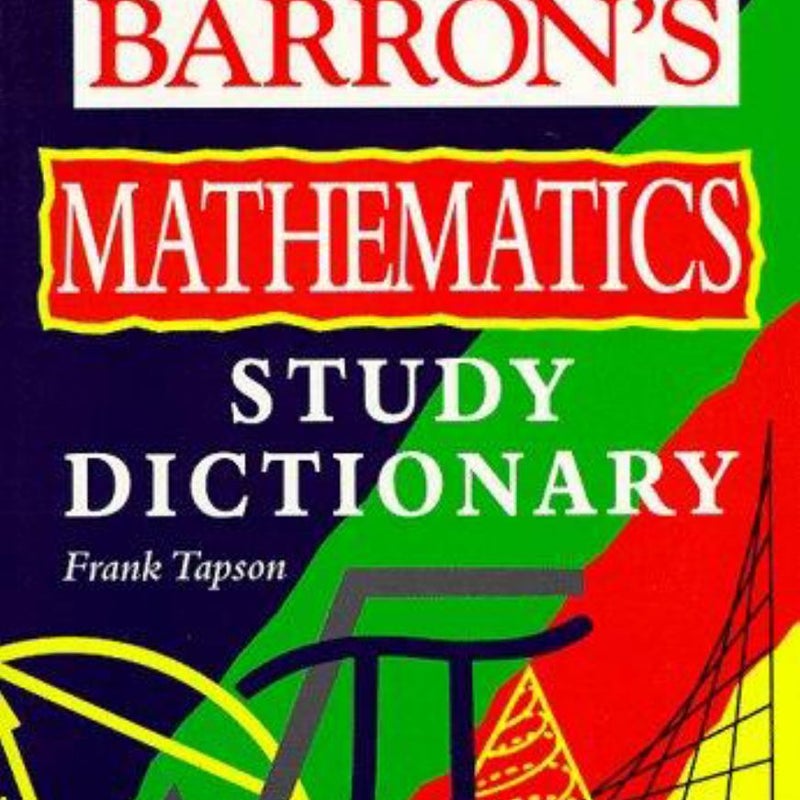 Barron's Math Study Dictionary