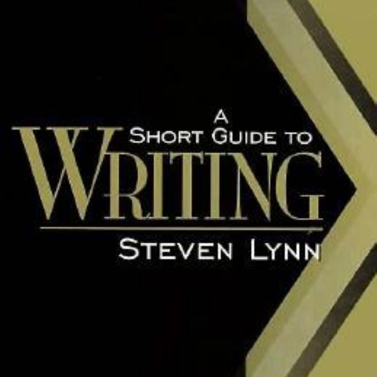 A Short Guide to Writing