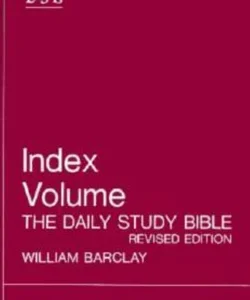 Daily Study Bible Index Volume