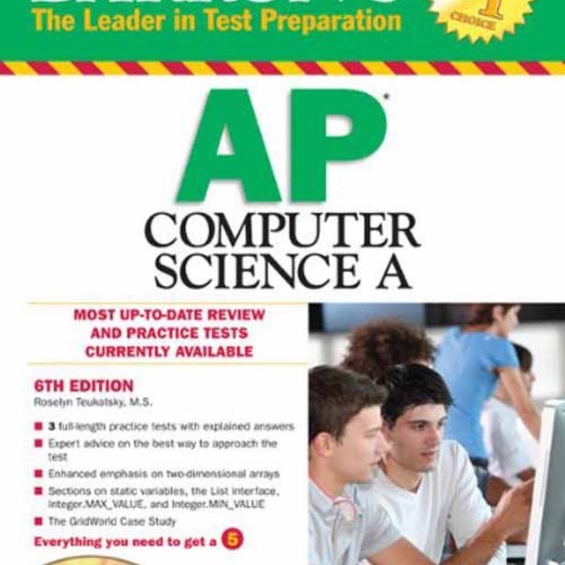 Barron's AP Computer Science a with CD-ROM, 6th Edition