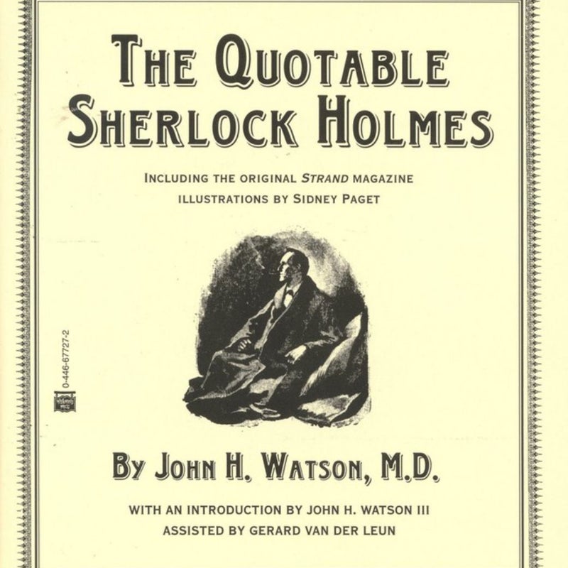 The Quotable Sherlock Holmes