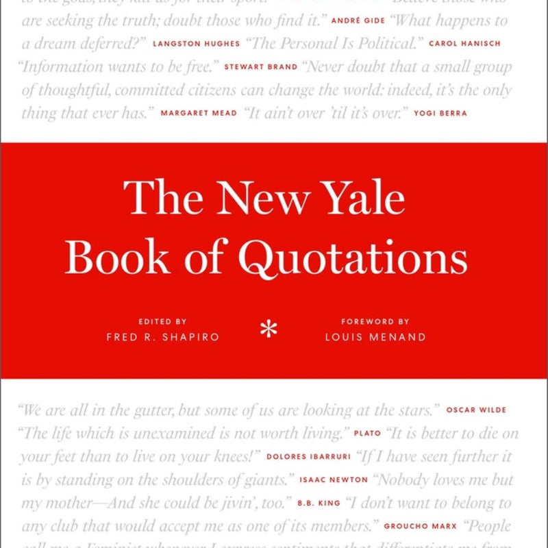 The New Yale Book of Quotations