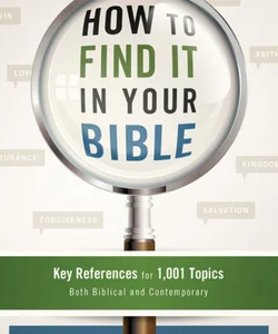 How to Find It in Your Bible