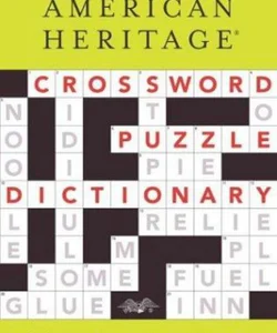 The American Heritage Crossword Puzzle Dictionary