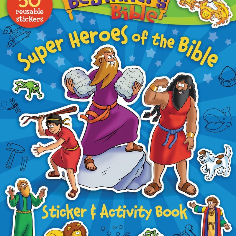 The Beginner's Bible Super Heroes of the Bible Sticker and Activity