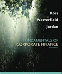 Fundamentals of Corporate Finance Alternate Edition