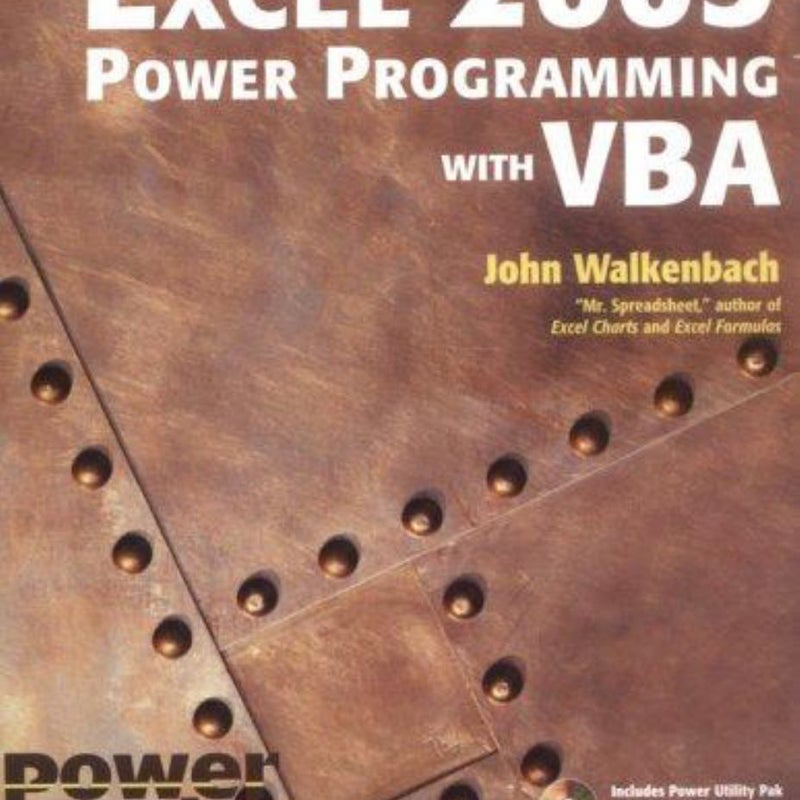 Excel 2003 Power Programming with VBA