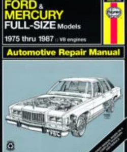 Ford and Mercury Full-Size, 1975-1987
