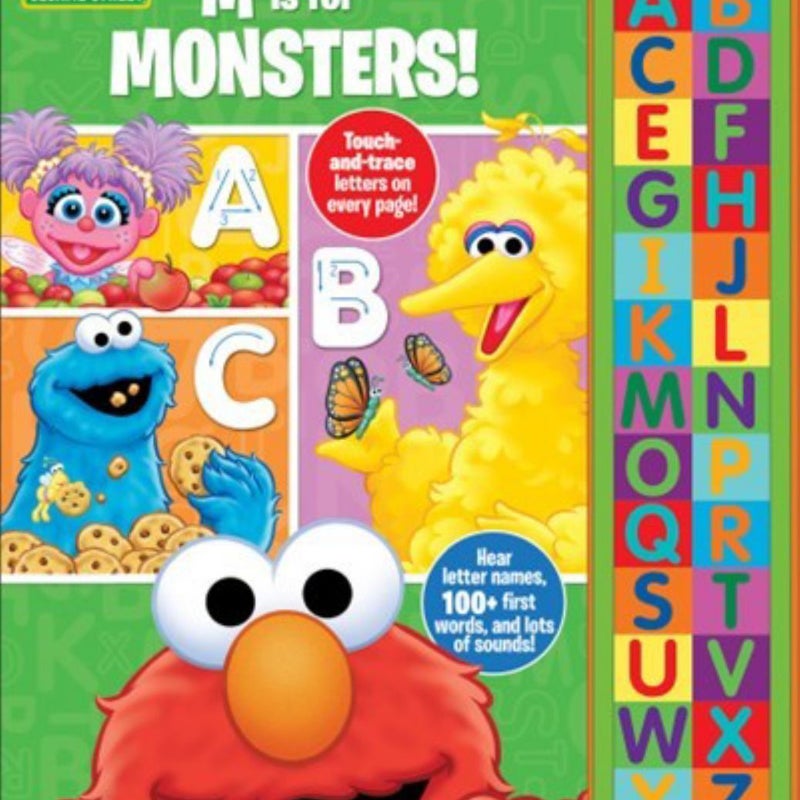 Sesame Street: M Is for Monsters! Trace and Say Sound Book