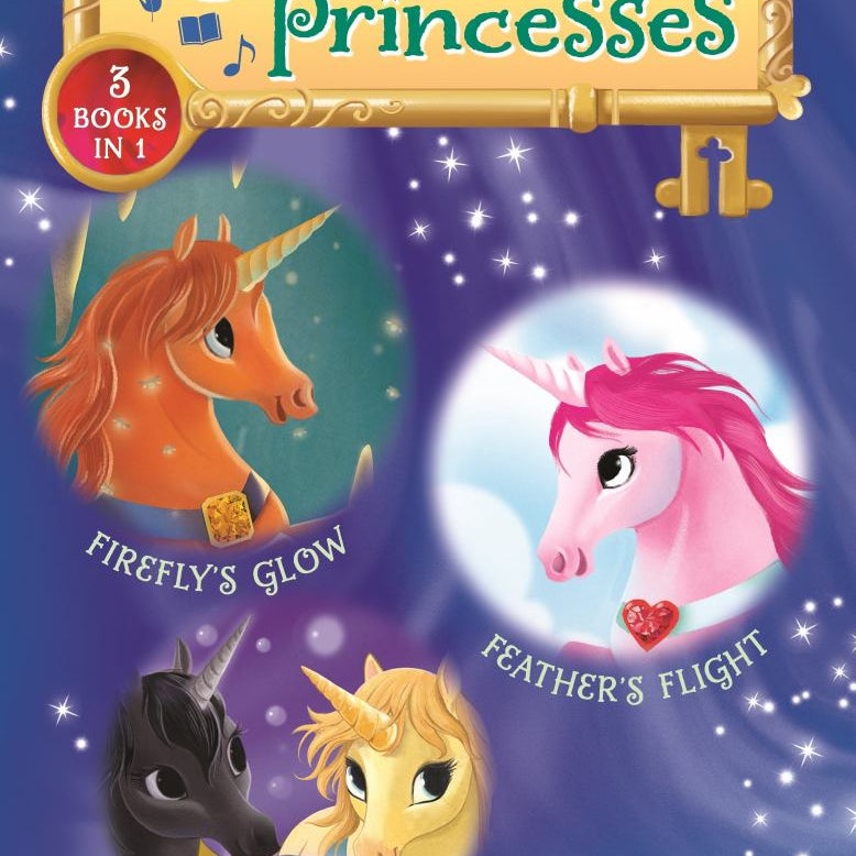 Unicorn Princesses Bind-Up Books 7-9: Firefly's Glow, Feather's Flight, and the Moonbeams