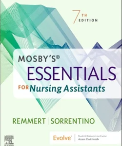 Mosby's Essentials for Nursing Assistants