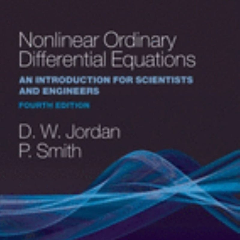 Nonlinear Ordinary Differential Equations