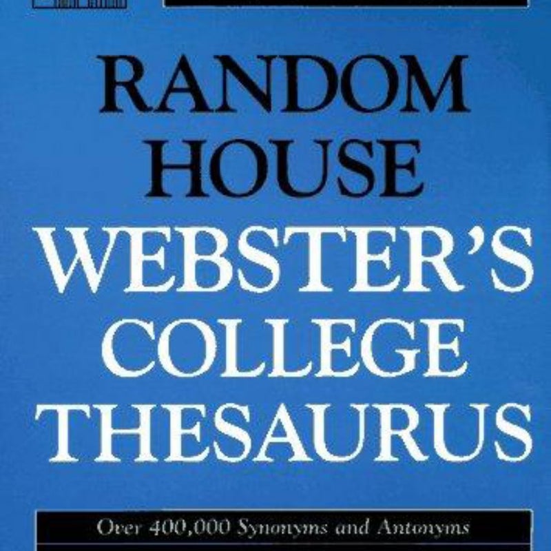 Random House Webster's College Thesaurus