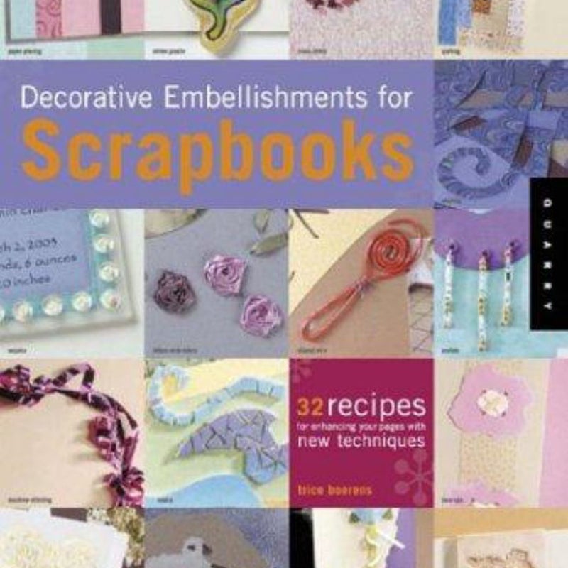 Decorative Embellishments for Scrapbooks