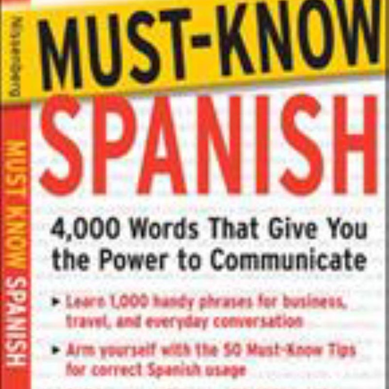 Must-Know Spanish