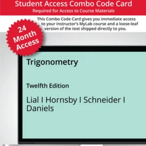 MyLab Math with Pearson EText -- Combo Access Card -- for Trigonometry (24 Months)