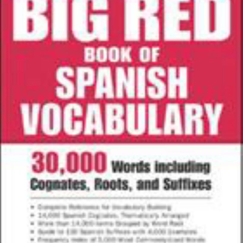 The Big Red Book of Spanish Vocabulary