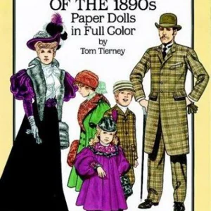 American Family of the 1890s Paper Dolls in Full Color