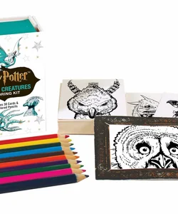 Harry Potter Magical Creatures Coloring Kit