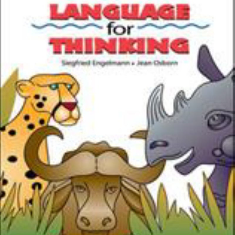 Language for Thinking, Student Picture Book