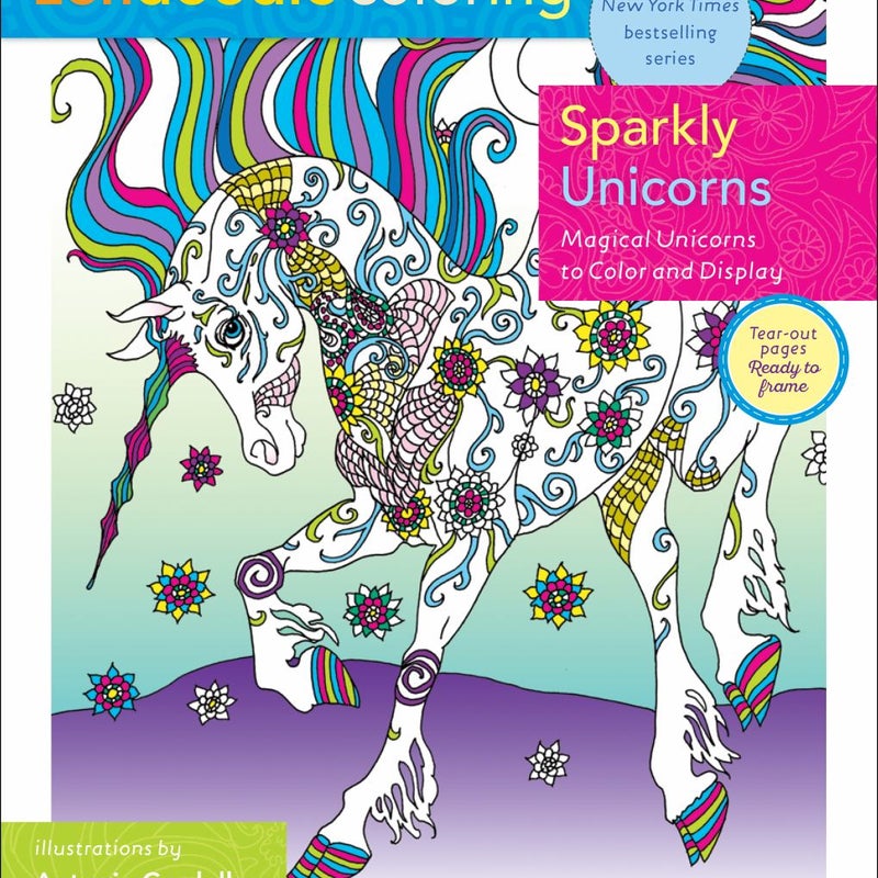 Zendoodle Coloring: Sparkly Unicorns