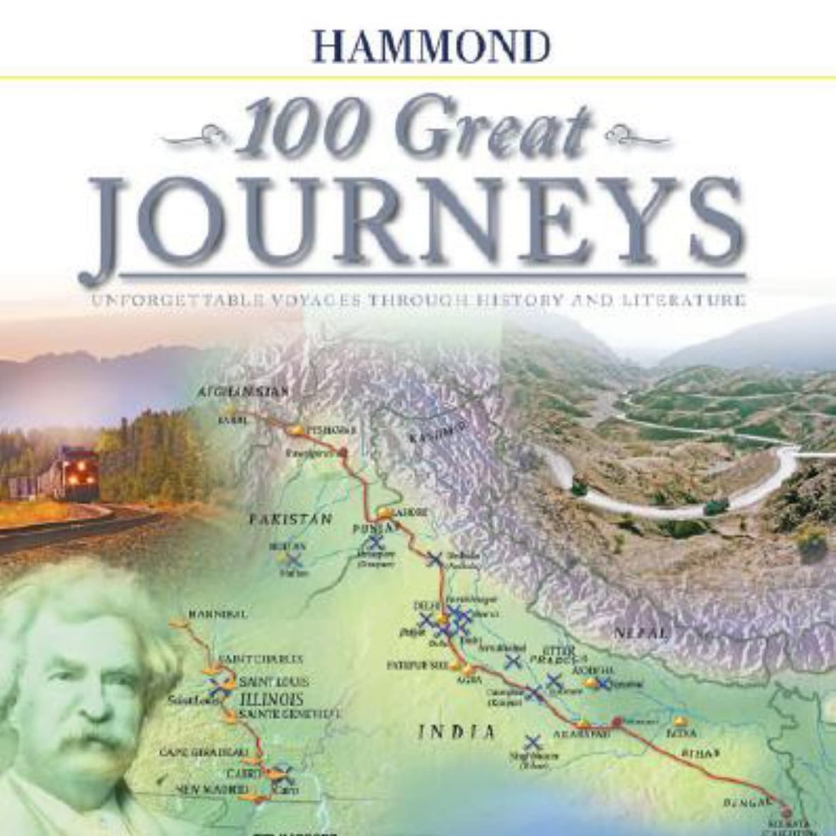 100 Great Journeys by Hammond World Atlas Corporation Staff