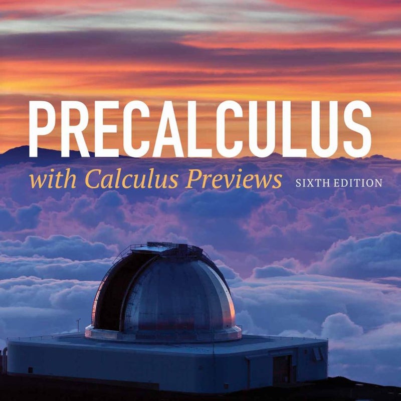 Precalculus with Calculus Previews