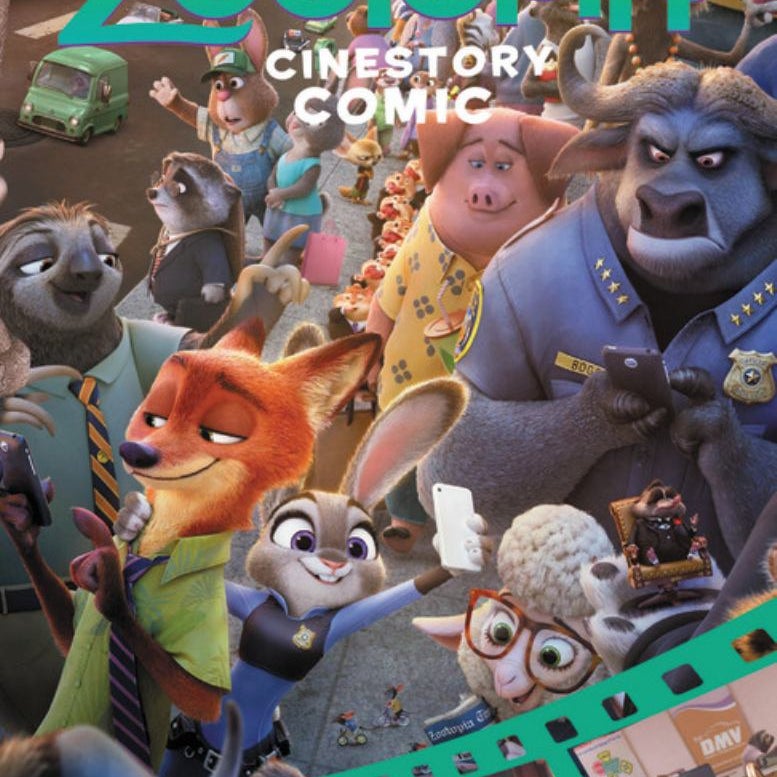 Disney Zootopia Cinestory Comic by Disney | Pangobooks