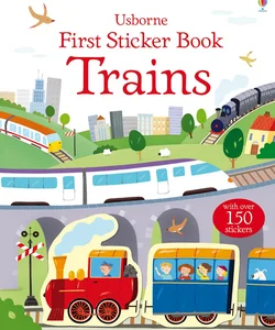 First Sticker Book Trains