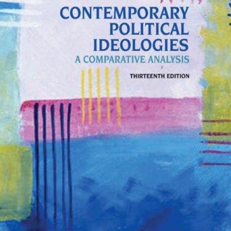 Contemporary Political Ideologies
