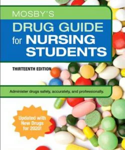 Mosby's Drug Guide for Nursing Students with 2020 Update