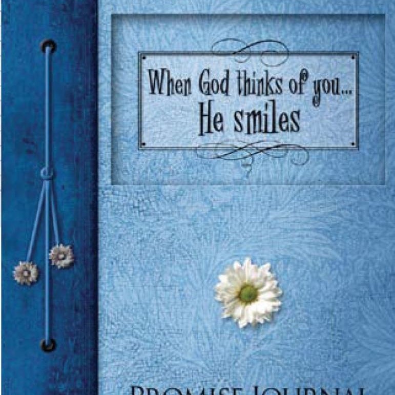 When God Thinks of You... He Smiles Promise Journal