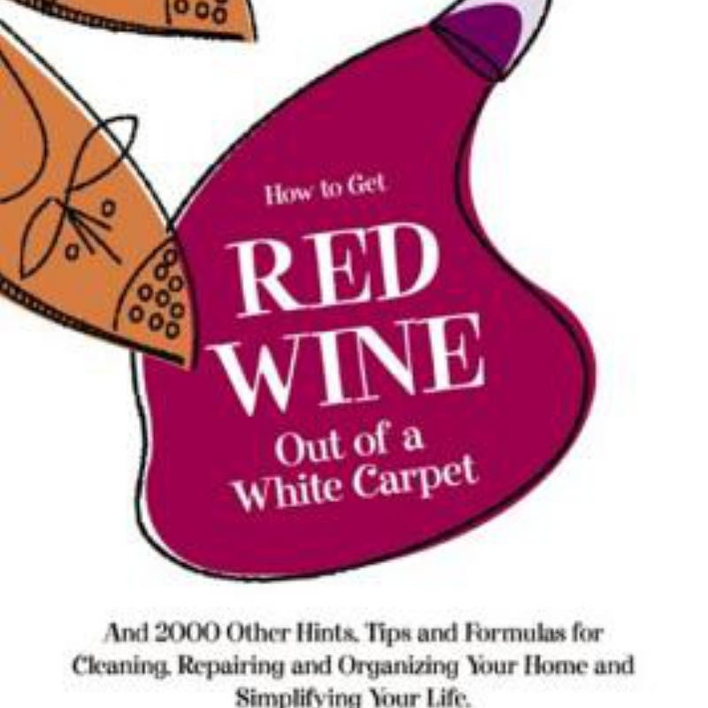 How to Get Red Wine Out of a White Carpet