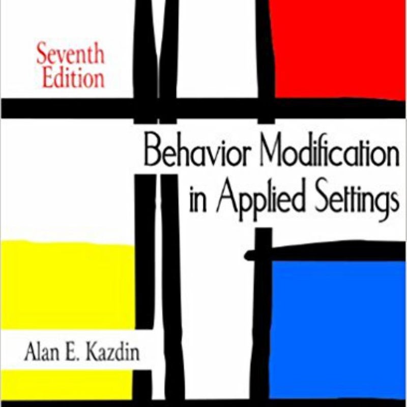 Behavior Modification in Applied Settings