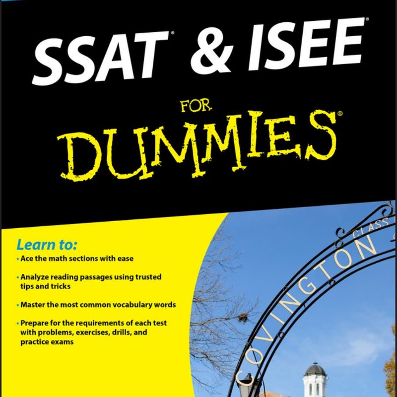 SSAT and ISEE for Dummies