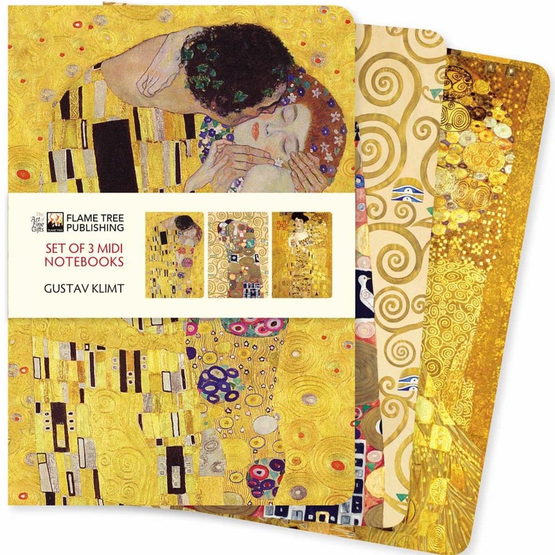 Gustav Klimt Midi Notebook Collection