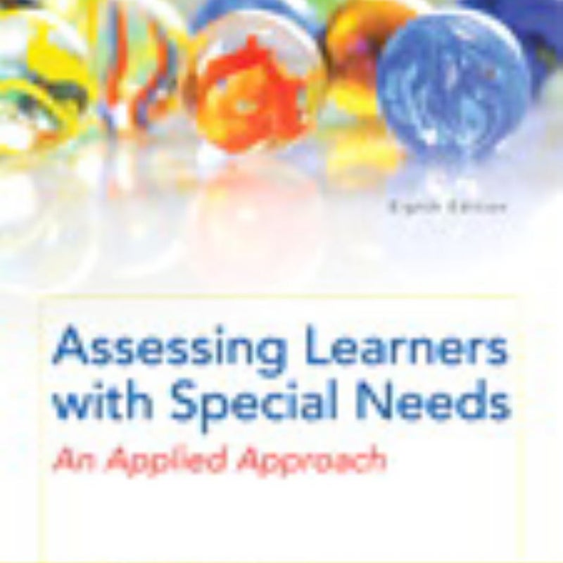 Assessing Learners with Special Needs